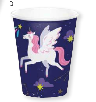 Creative Converting Unicorn Galaxy - 9oz Cup - 8ct