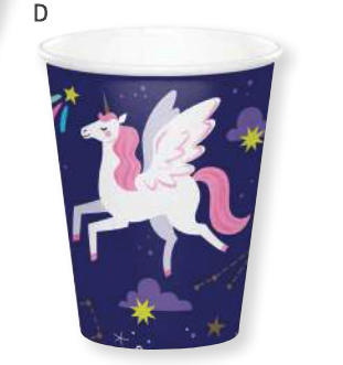 Creative Converting Unicorn Galaxy - 9oz Cup
