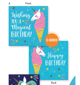 Creative Converting Unicorn Galaxy - Lunch Napkin - 16ct