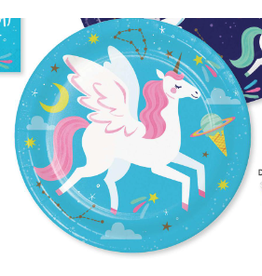 Creative Converting Unicorn Galaxy - 7" Plates - 8ct