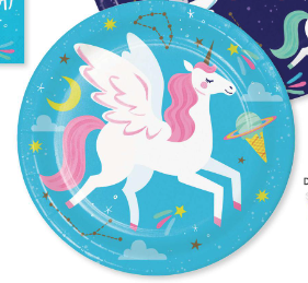 Creative Converting Unicorn Galaxy - 7" Plates - 8ct