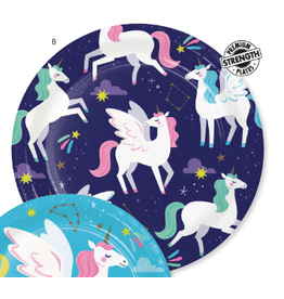 Creative Converting Unicorn Galaxy - 9" Plates - 8ct