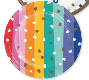 Creative Converting Birthday Confetti - 7" Plates