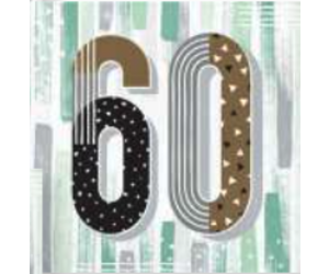 Creative Converting Minted Milestone - Lunch Napkins - 60