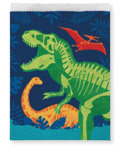 Creative Converting Dino Dig - Treat Bag