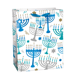 Amscan - Holiday Hanukkah Menorah Medium Gift Bag