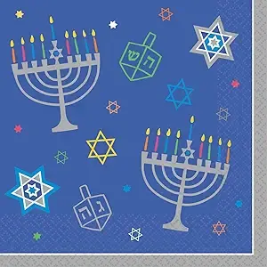 Eight Happy Nights Hanukkah - Luncheon Napkin 36 ct