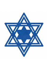 Amscan - Holiday Star of David Placemat  16.5"