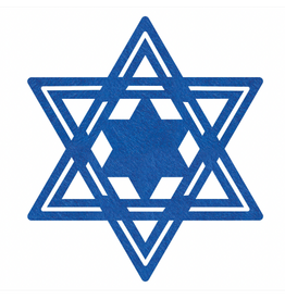 Amscan - Holiday Star of David Placemat  16.5"