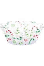 Creative Converting Candy Cane Fluted Bowl