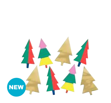 Unique Holiday Vibrant Christmas - Table Scatter