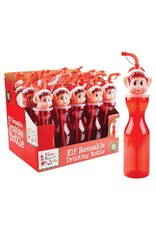 Kelli's Gifts Elves Behavin' Badly Plastic Water Bottle With Straw - 1 ct
