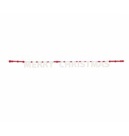 Amscan - Holiday Merry Christmas Wood Bead Banner 10'