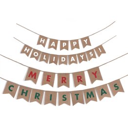 Reversible Holiday Letter Banner 96"
