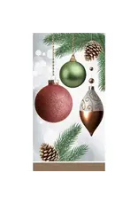 Creative Converting - Holiday Dazzling Ornaments Guest Towel 16 ct