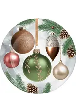 Creative Converting - Holiday Dazzling Ornament Dinner Plate - 9"