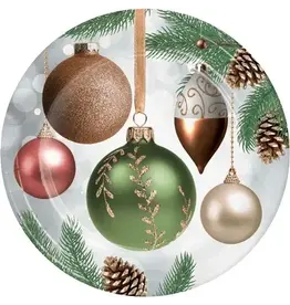 Creative Converting - Holiday Dazzling Ornament Dinner Plate - 9"