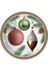 Creative Converting - Holiday Dazzling Ornaments 7"  Plate - 8ct