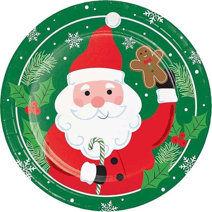 Creative Converting Christmas Cheer 9" Plate