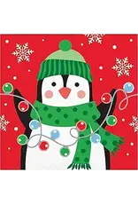 Creative Converting Christmas Cheer Beverage Napkin