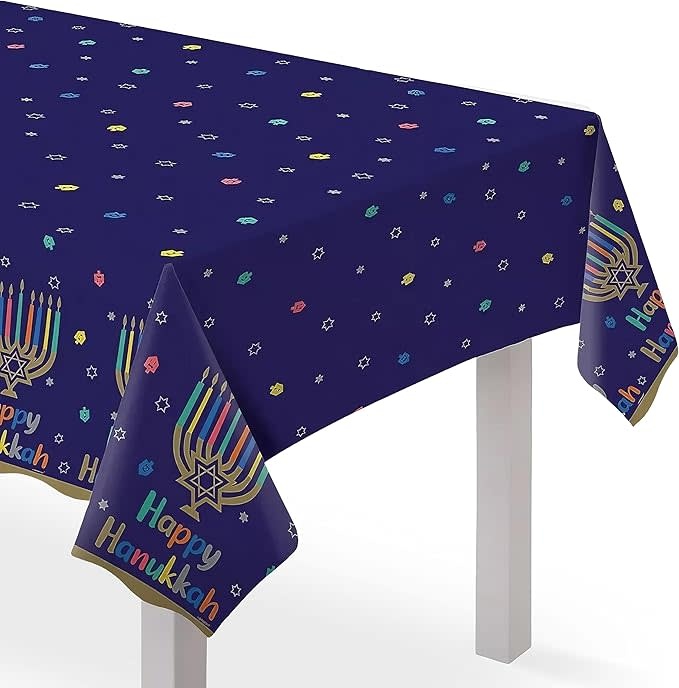 Amscan - Holiday Hanukkah Joy Plastic Table Cover