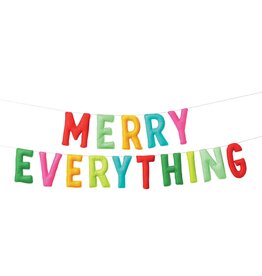 Amscan - Holiday Merry Everything Letter Banner  - 96"