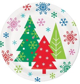 Creative Converting - Holiday Merry Everything Plate - 7" - 8 ct