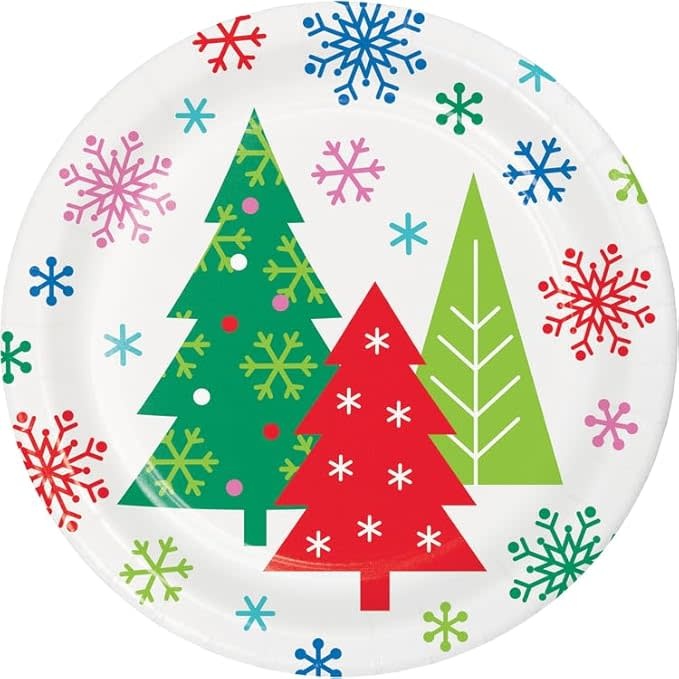 Creative Converting - Holiday Merry Everything Plate - 7" - 8 ct