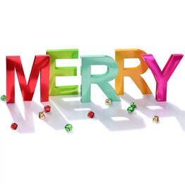 Amscan - Holiday M-E-R-R-Y Tabletop Decor