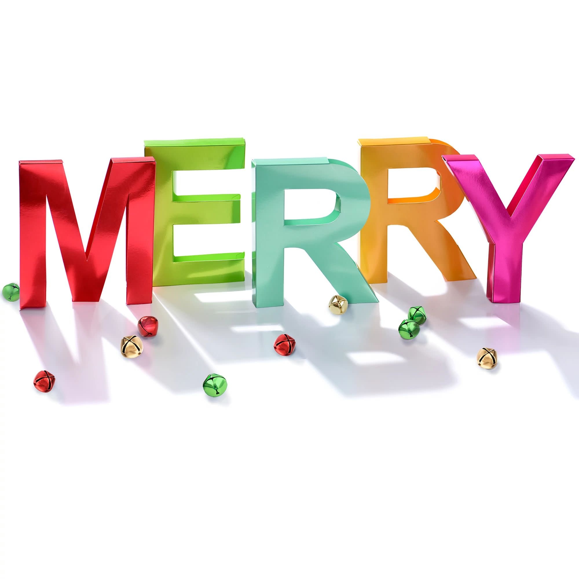 Amscan - Holiday M-E-R-R-Y Tabletop Decor