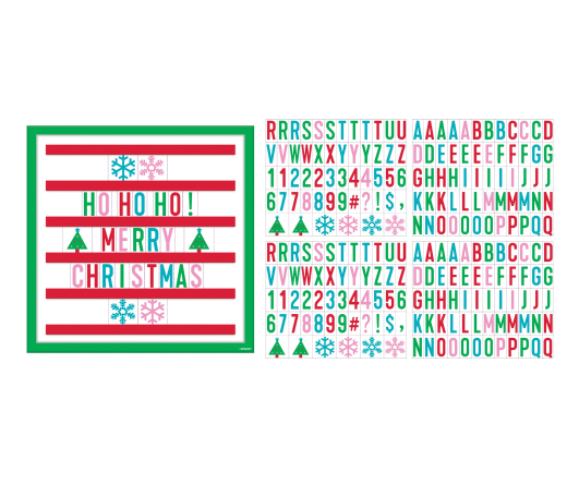 Amscan - Holiday Christmas Cardboard Message Board