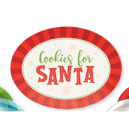 Creative Converting - Holiday Cookies for Santa Serving Tray - 14"