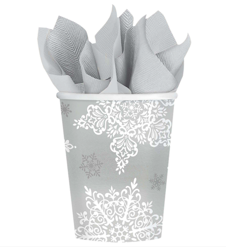 Amscan - Holiday Shining Season Cups, 9oz. -50pk