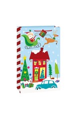 Unique Colorful Santa Super Jumbo Gift Bag