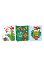Amscan - Holiday Grinch Medium Multipack Gift Bags