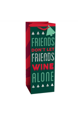 Amscan - Holiday Friends Don't Let Friends - Bottle Bag