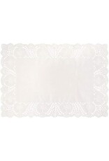 Unique White Placemat Doilies  8ct