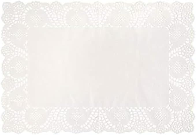 Unique White Placemat Doilies  8ct