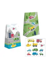 Creative Converting Transportation Time Treat Bags W/Stickers