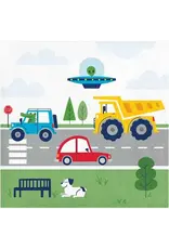 Creative Converting Transportation Time Beverage Napkin