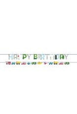 Creative Converting Transportation Time Birthday Banner