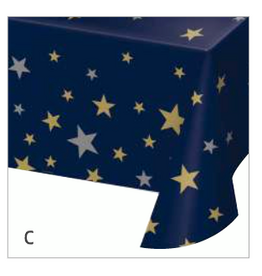 Creative Converting Starry Night  Tablecover