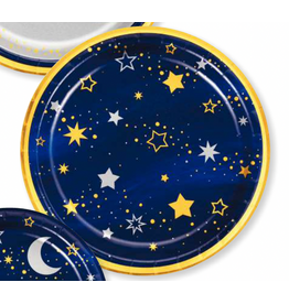 Creative Converting Starry Night 9" Plates - 8ct
