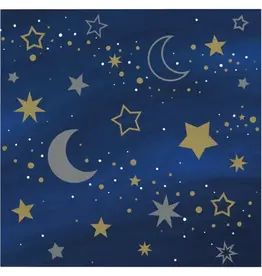 Creative Converting Starry Night Bev Napkins  - 16ct