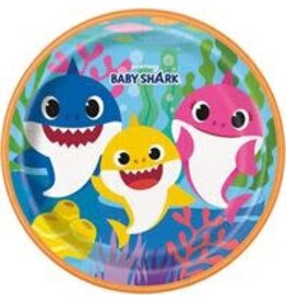Unique Baby Shark - 9" Plates - 8ct