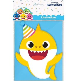 Unique Baby Shark - Invitations - 8ct