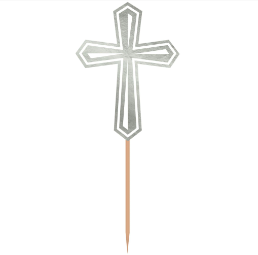 Communion Cross Party Picks - Silver