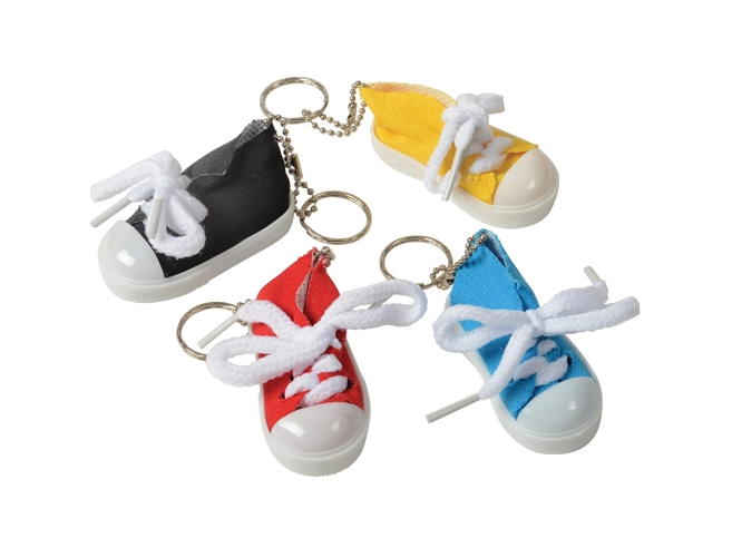 US Toy Lace Up Sneaker Key chains - 1dz