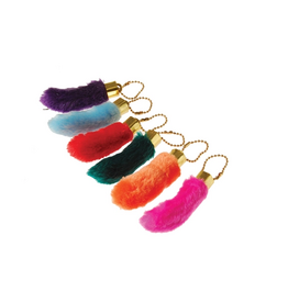 US Toy Fake Rabbits Foot Keychain