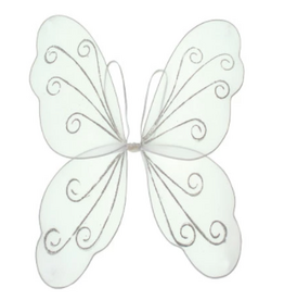 US Toy Butterfly Wings - White